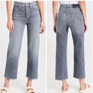 Mother Denim The Rambler Ankle Jeans in Uncommon Ground Grey Size 31